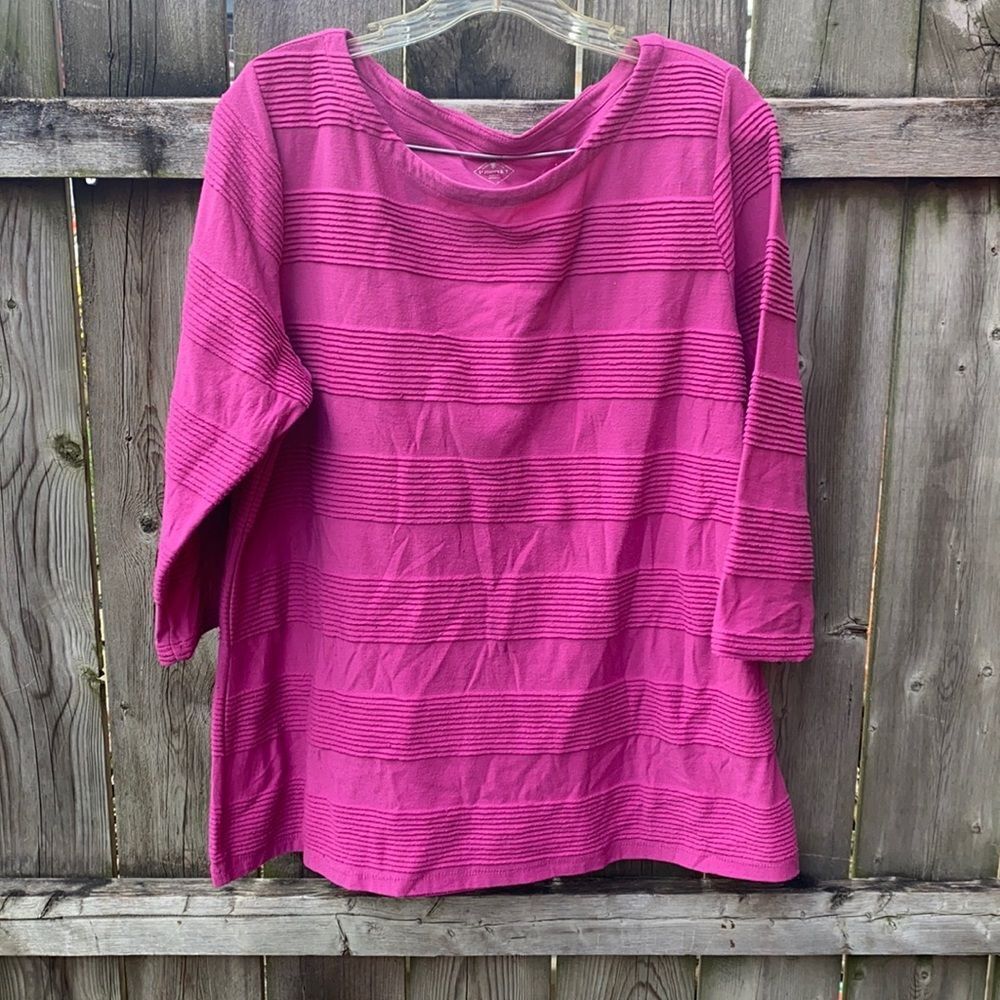 St. John’s Bay textured top sz. XL